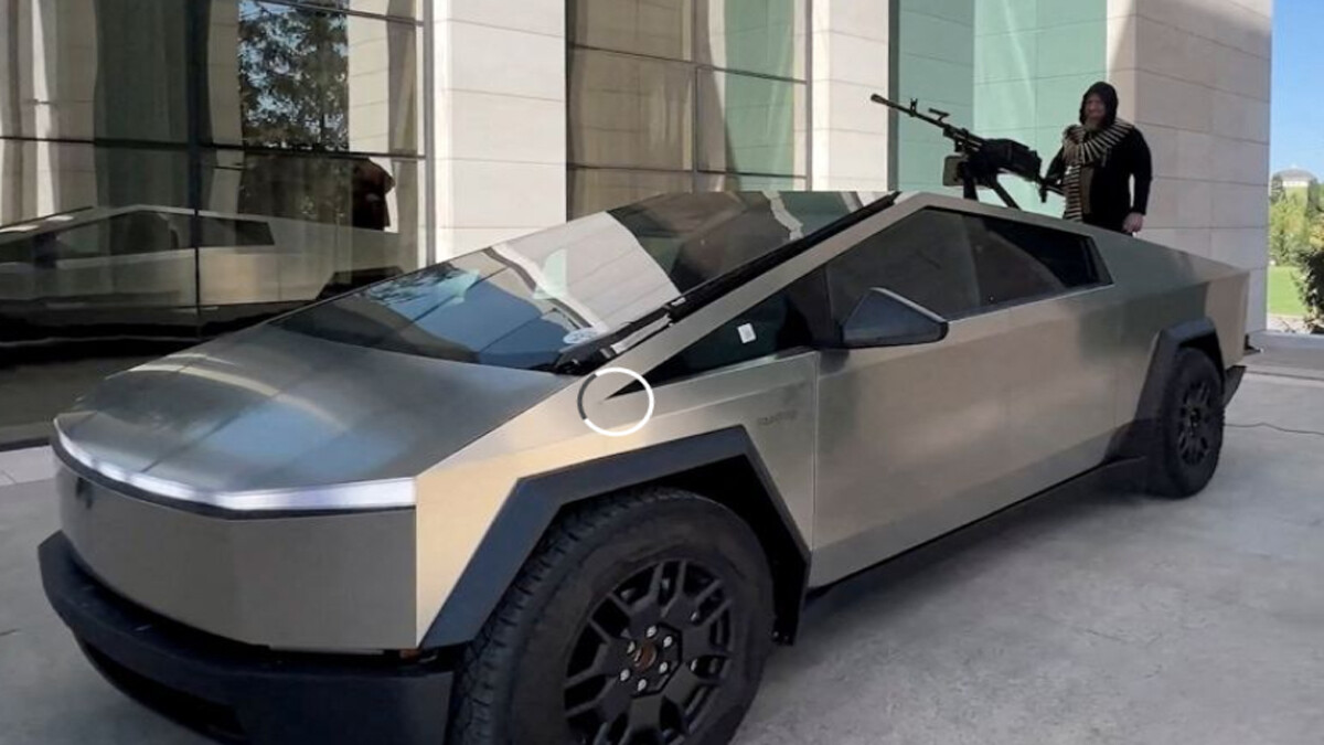Chechen warlord flaunts weapon-mounted Tesla Cybertruck